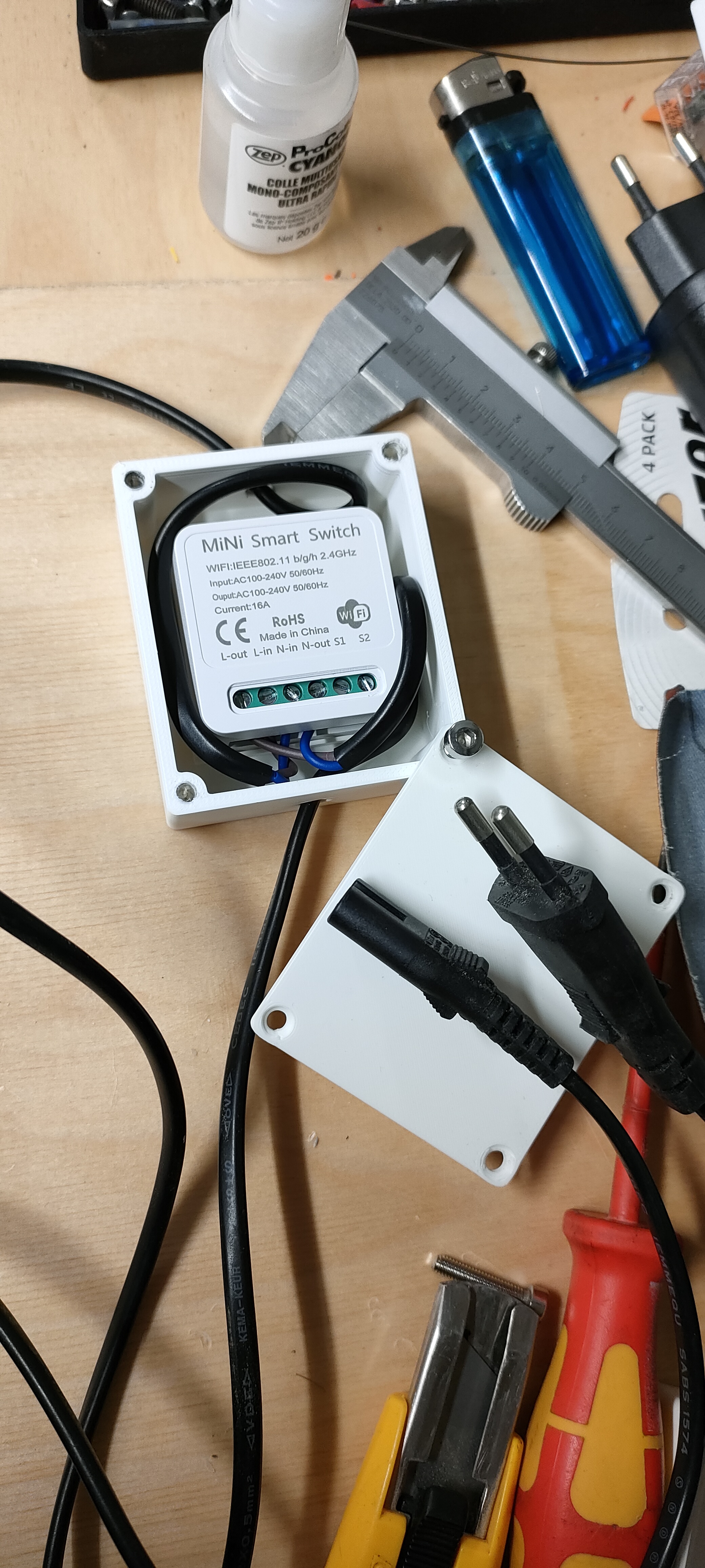 boitier pour module connecté smartlife ou tuya
