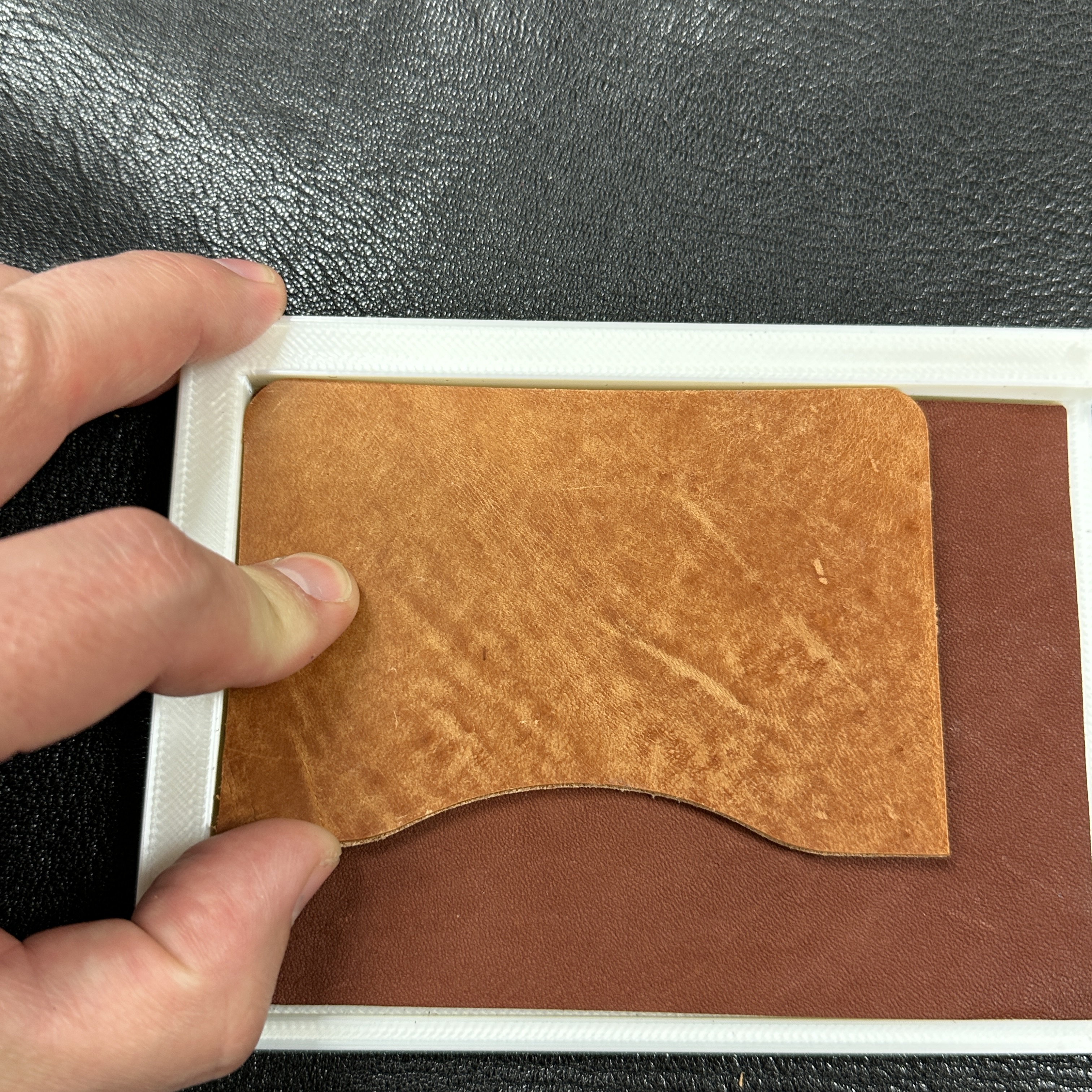 Bump Tray for Gluing Leather Panels