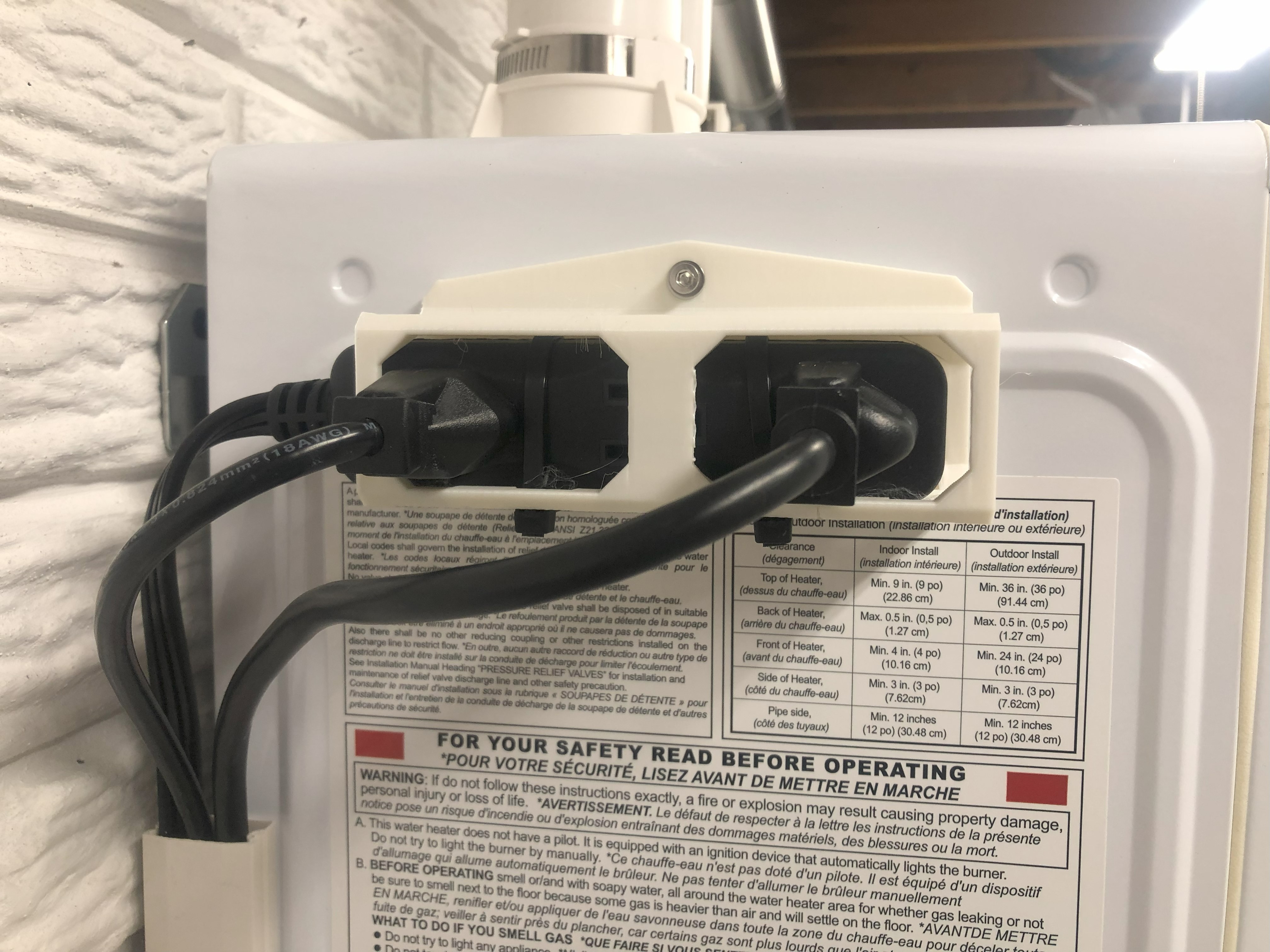 Navien Tankless HWH Cord bundle device