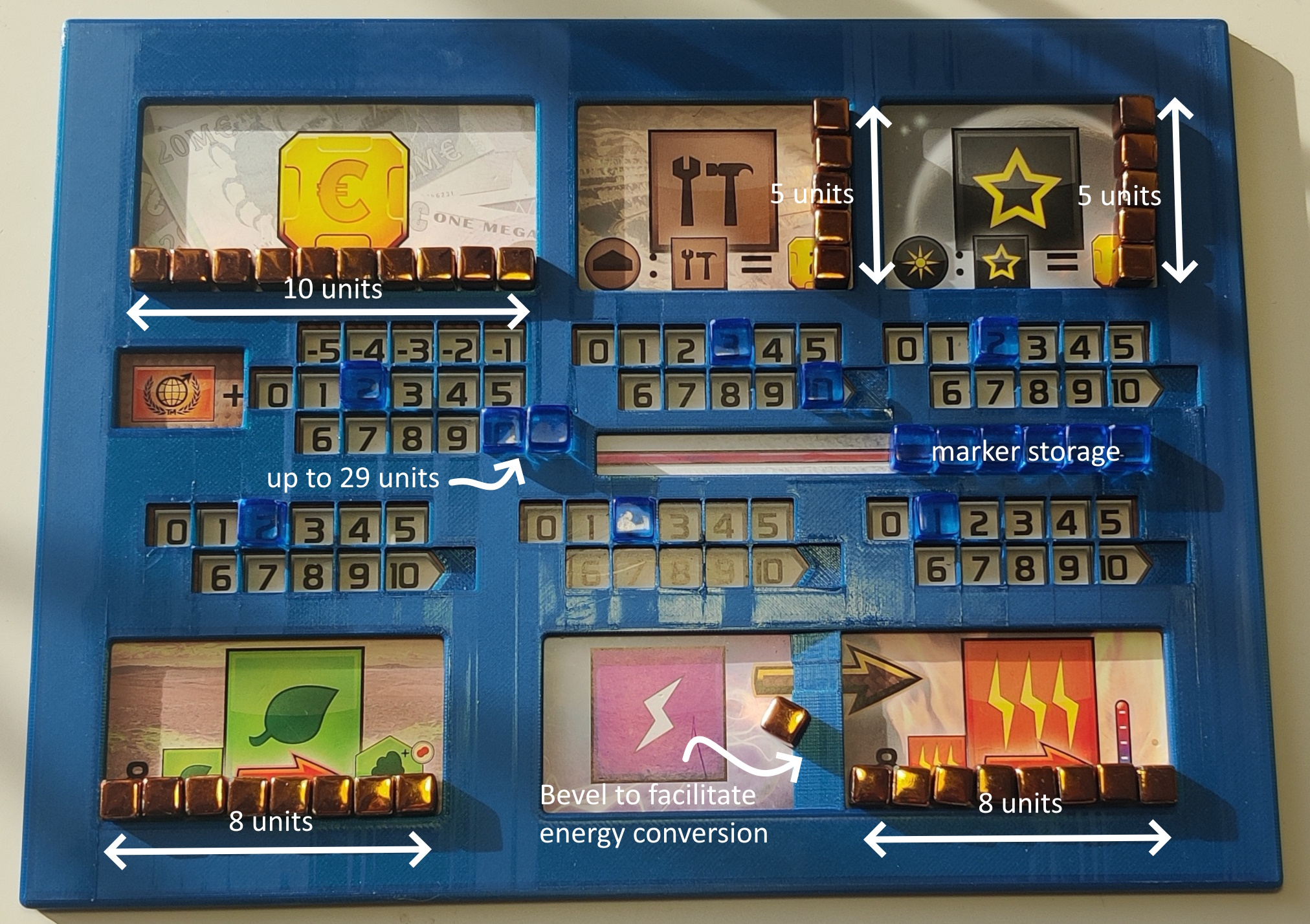 Terraforming Mars player board