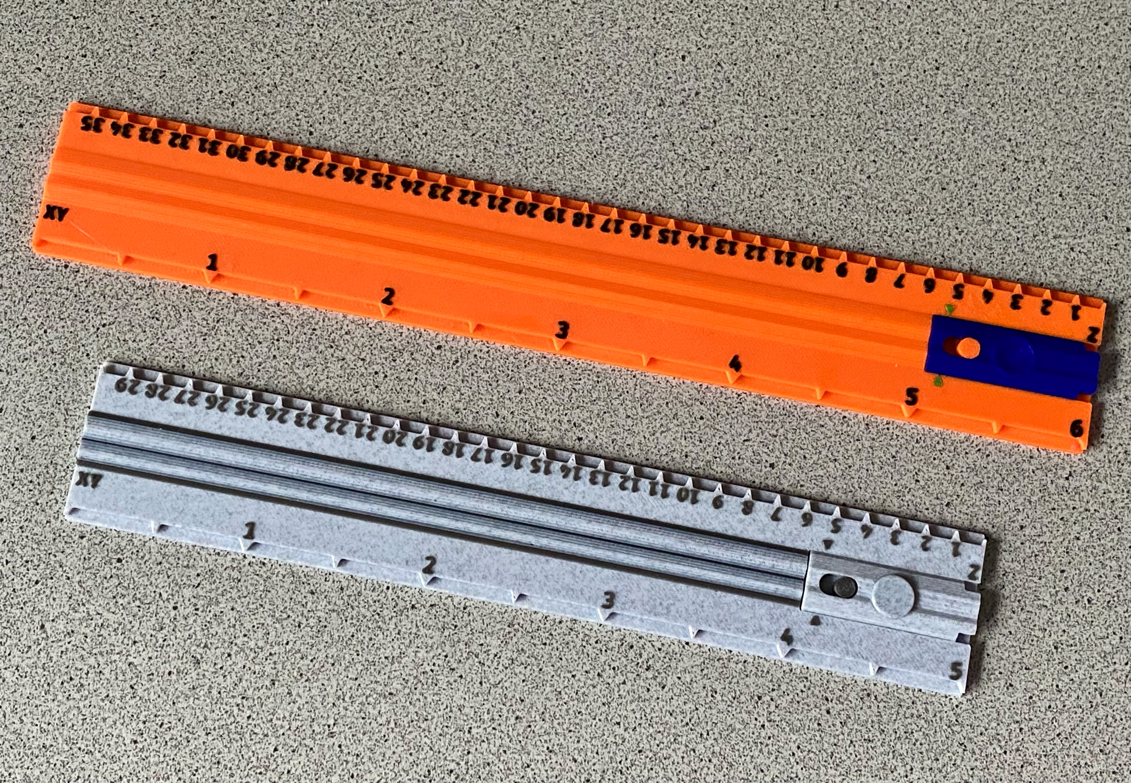 Gridfinity Ruler 5+6 Grids 3D model thumbnail
