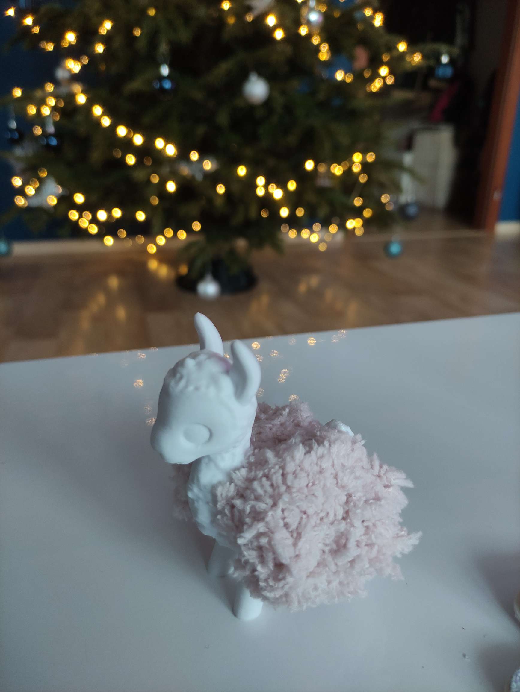 Miniatura 2 do modelo 3D Cute alpaca - wool