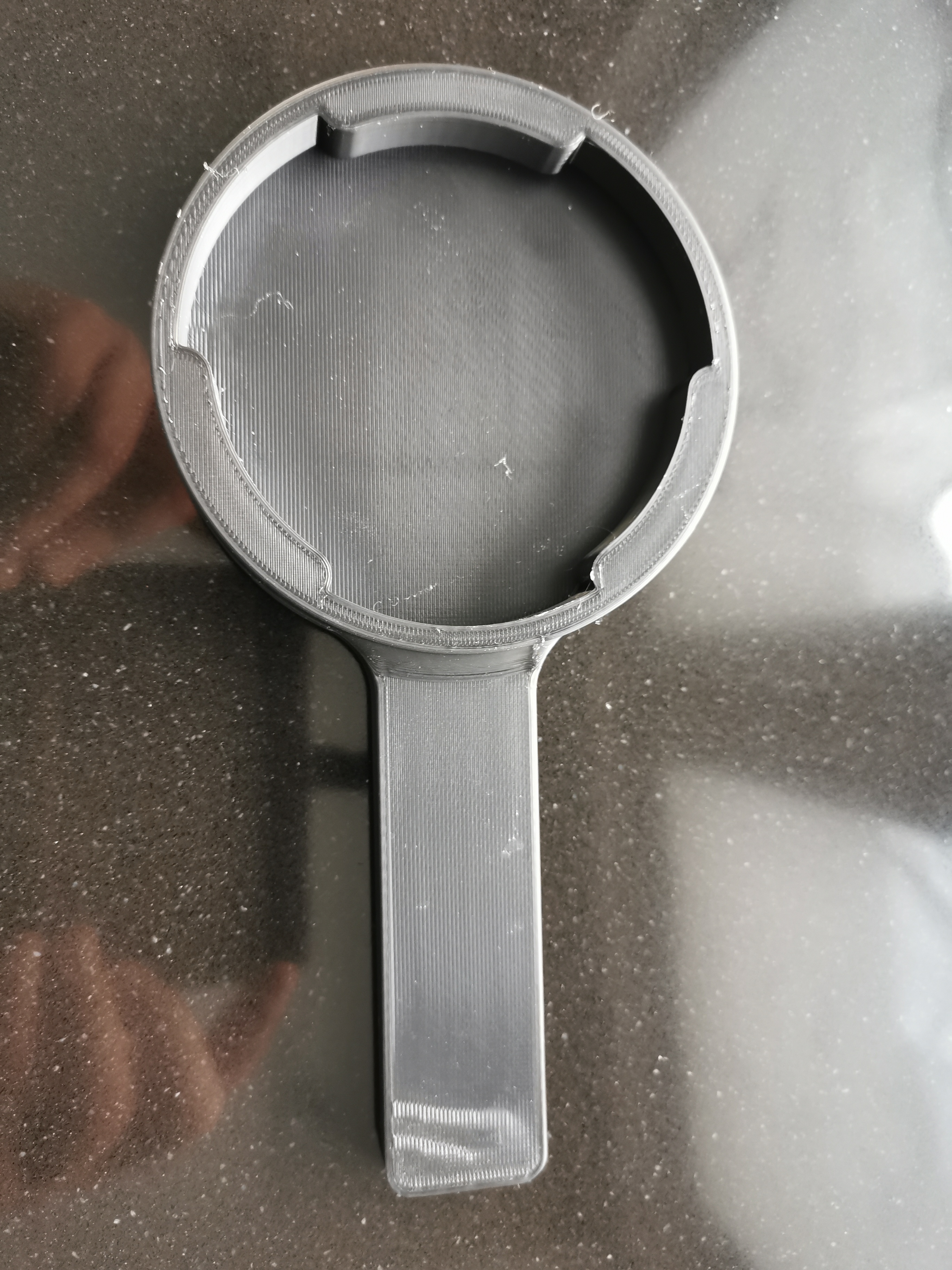 Salt container opener for Neff dishwasher