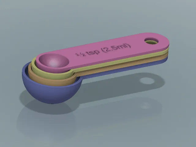 Stackable Baking Measure Spoons (Customisable)