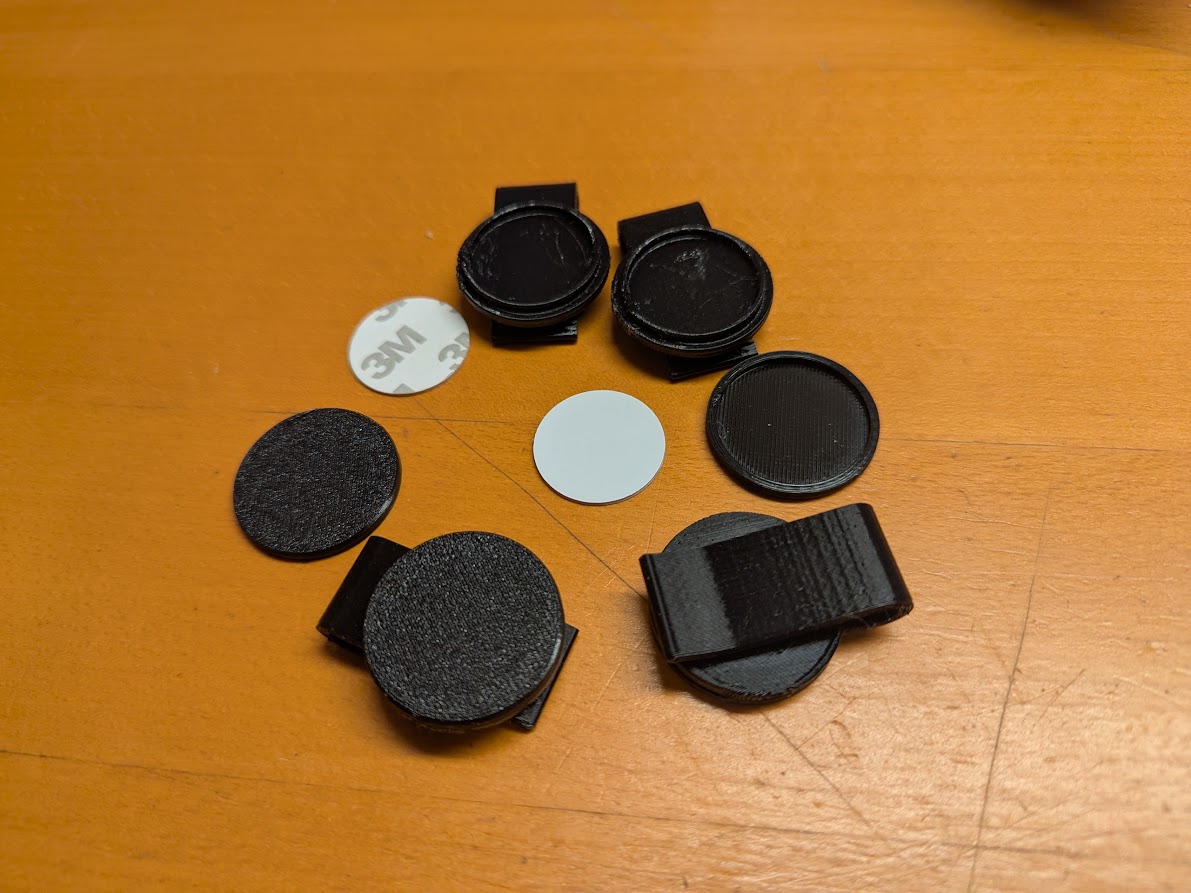 NFC-Clip für runde Tags mit 25mm Durchmesser