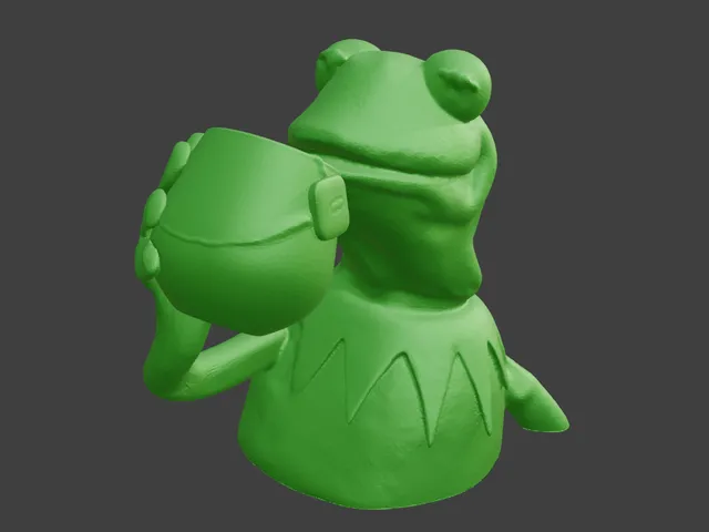 Kermit Sipping Tea -remixed without the hand