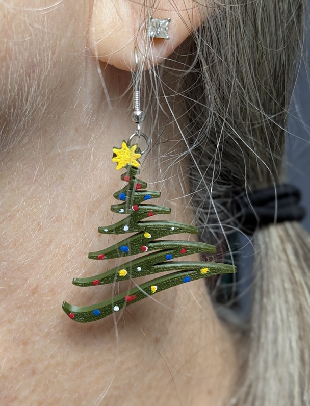 Christmas Tree Earrings