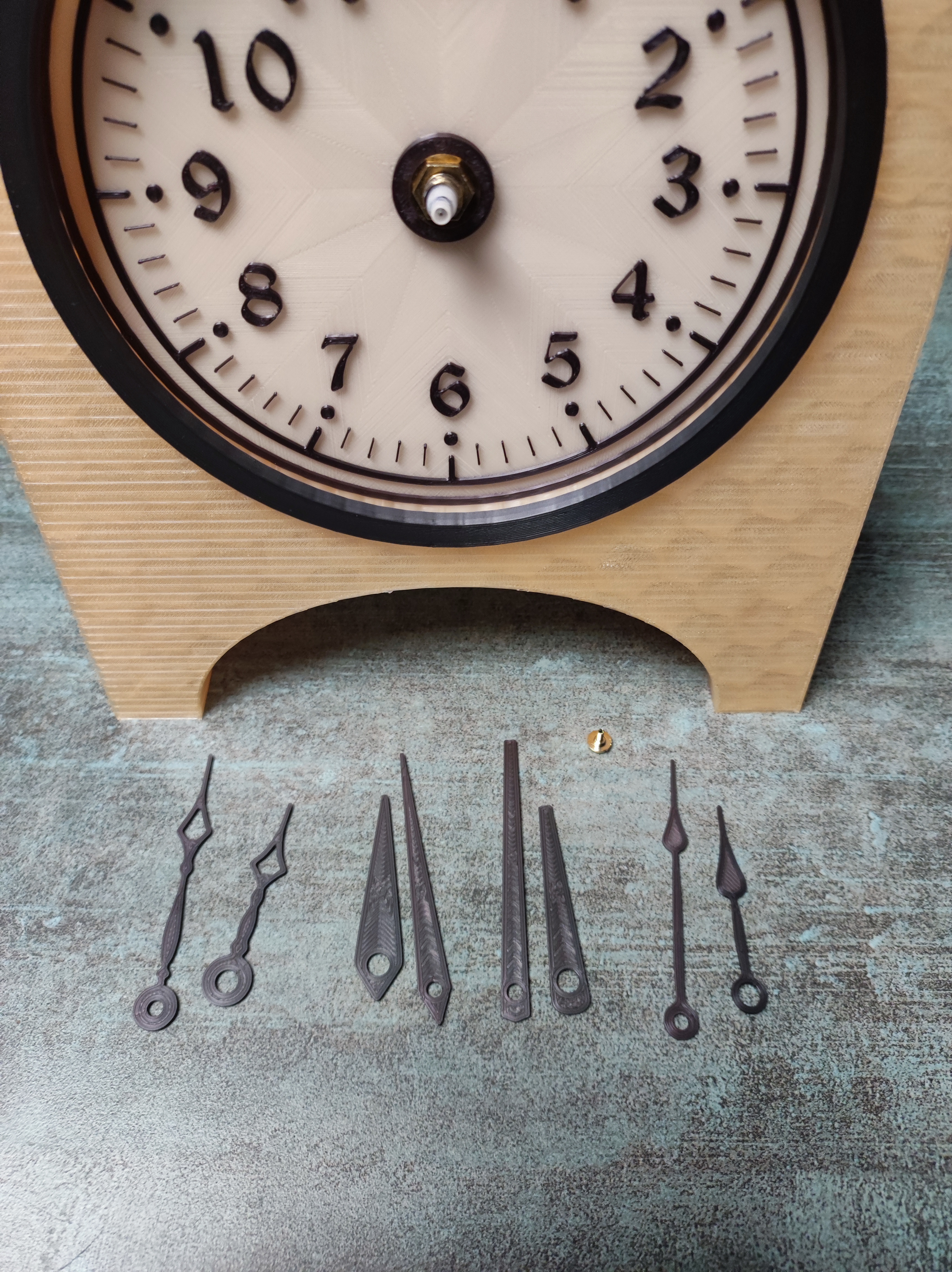 Clock hands for 15 cm clock face (dial)