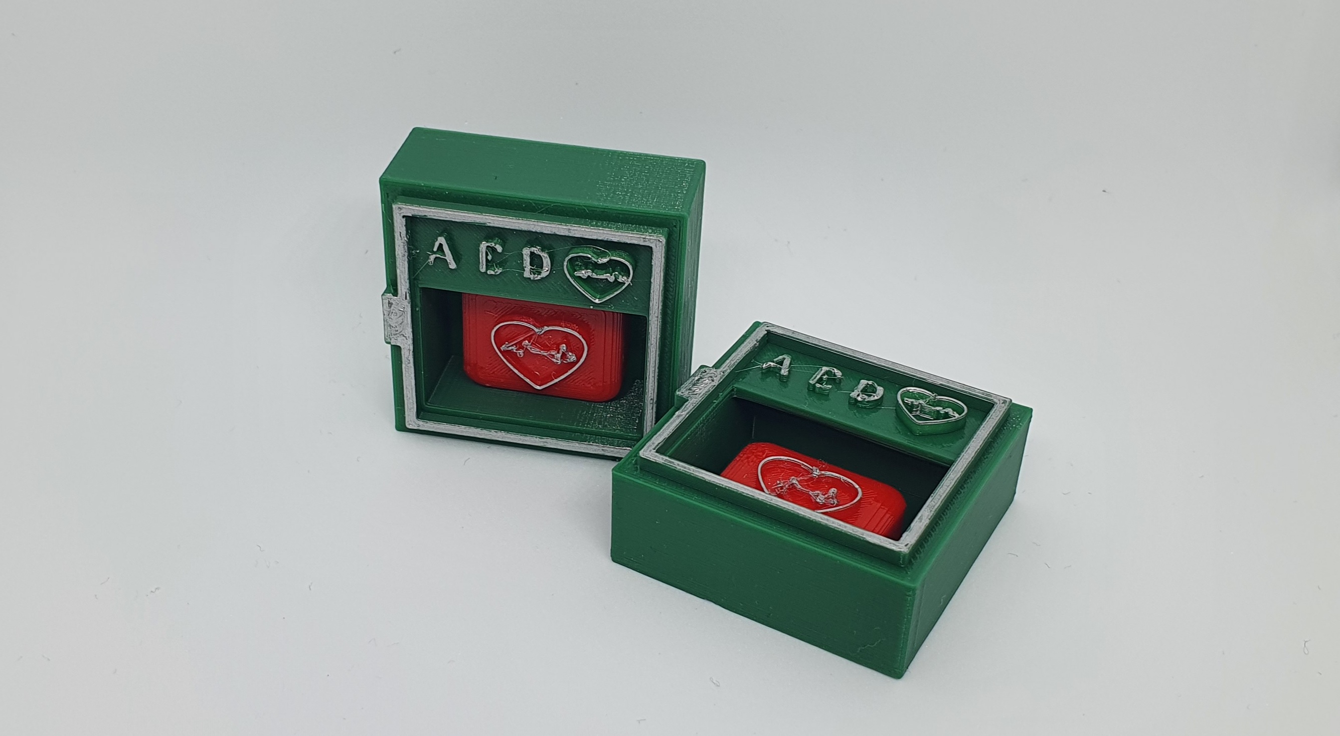 Defibrillator set- scale models for diorama 1/14, 1/16 ,1/12,1/10