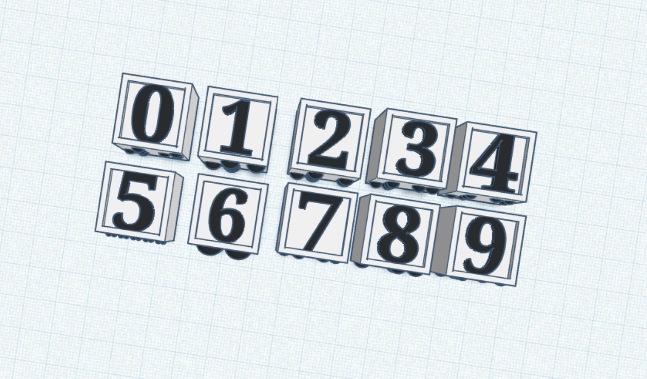 Braille numerals