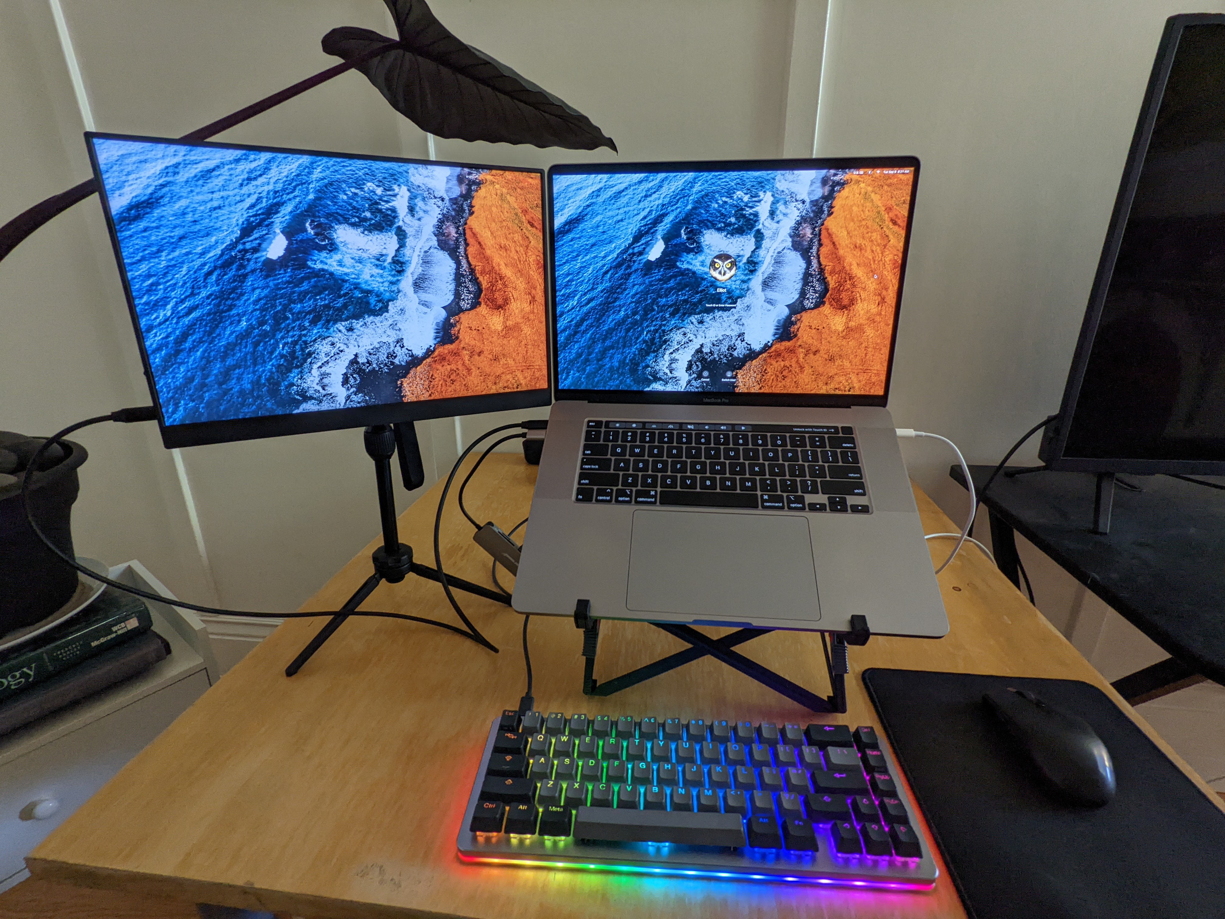 Portable monitor VESA adapter 1/4-20 to 75mm