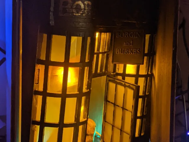 Borgin and Burke Book nook- Laser cut