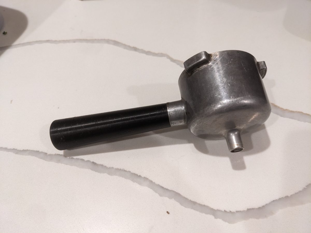 Krups espresso machine filter holder support handle (portafilter) (consumer solo)
