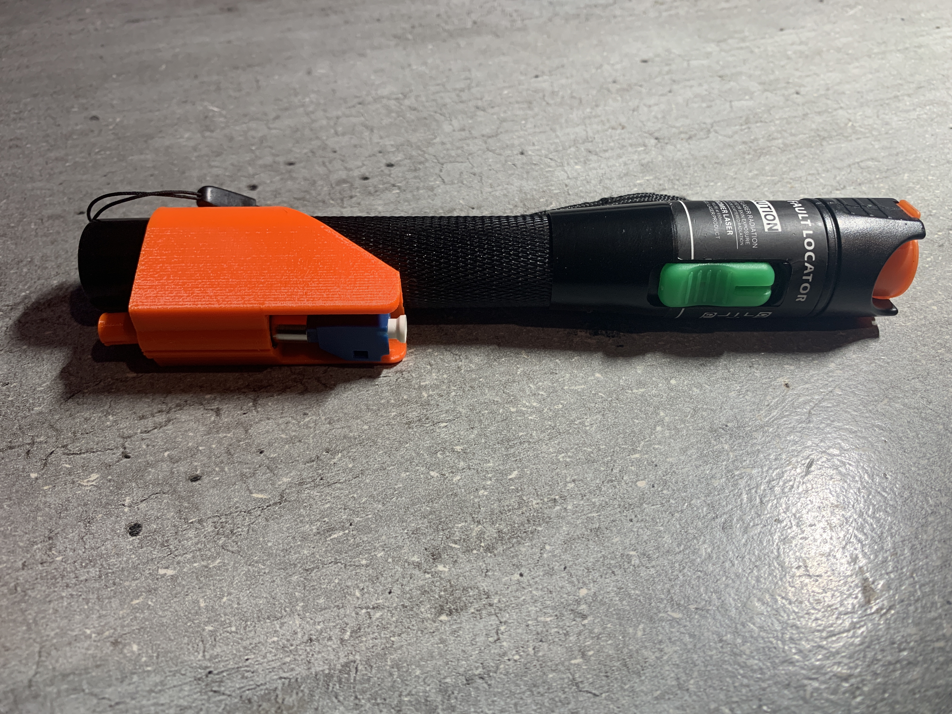 support adaptateur LC stylo laser fibre