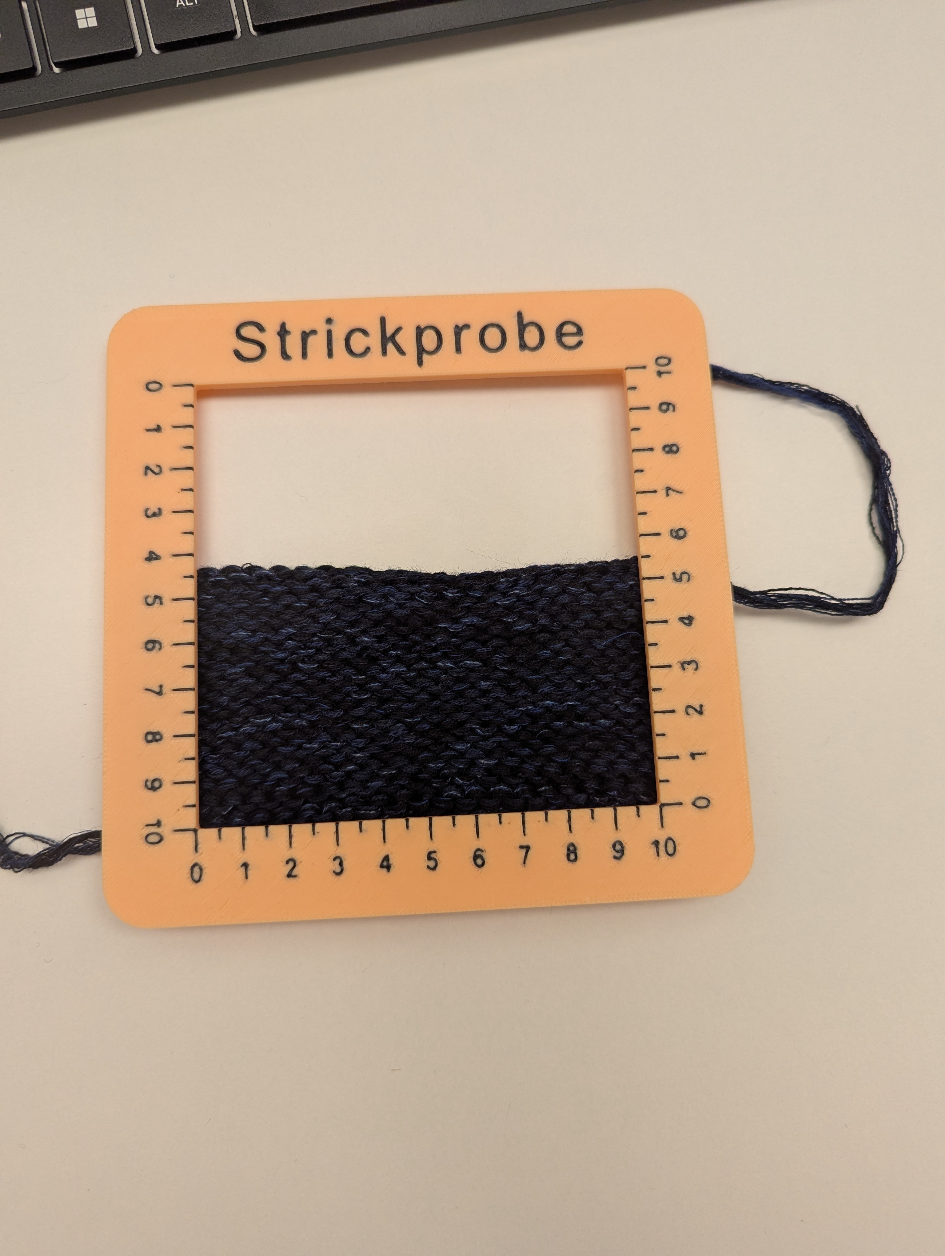 Strickprobe / Knitting sample — miniatura 2