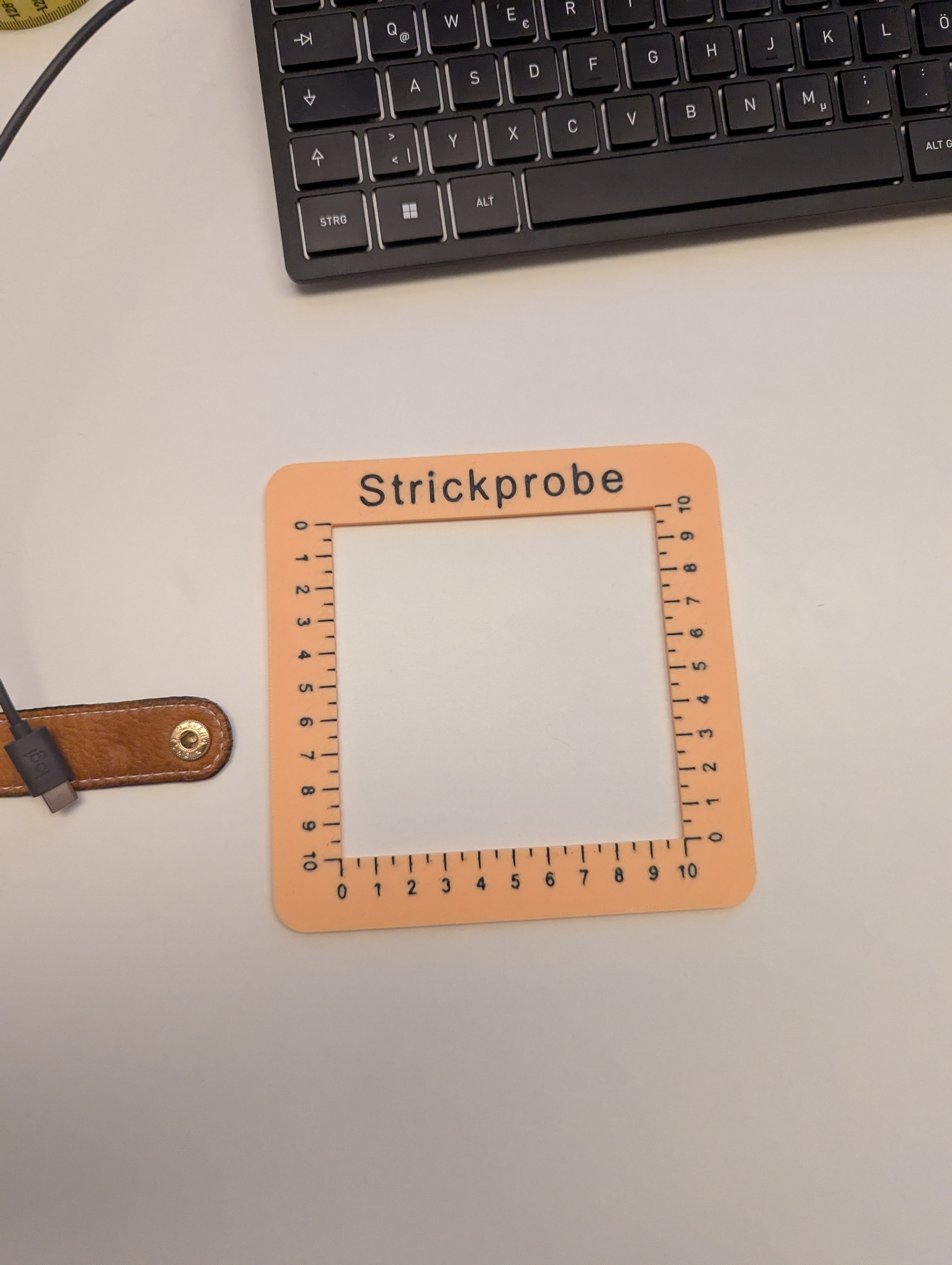 Strickprobe / Knitting sample