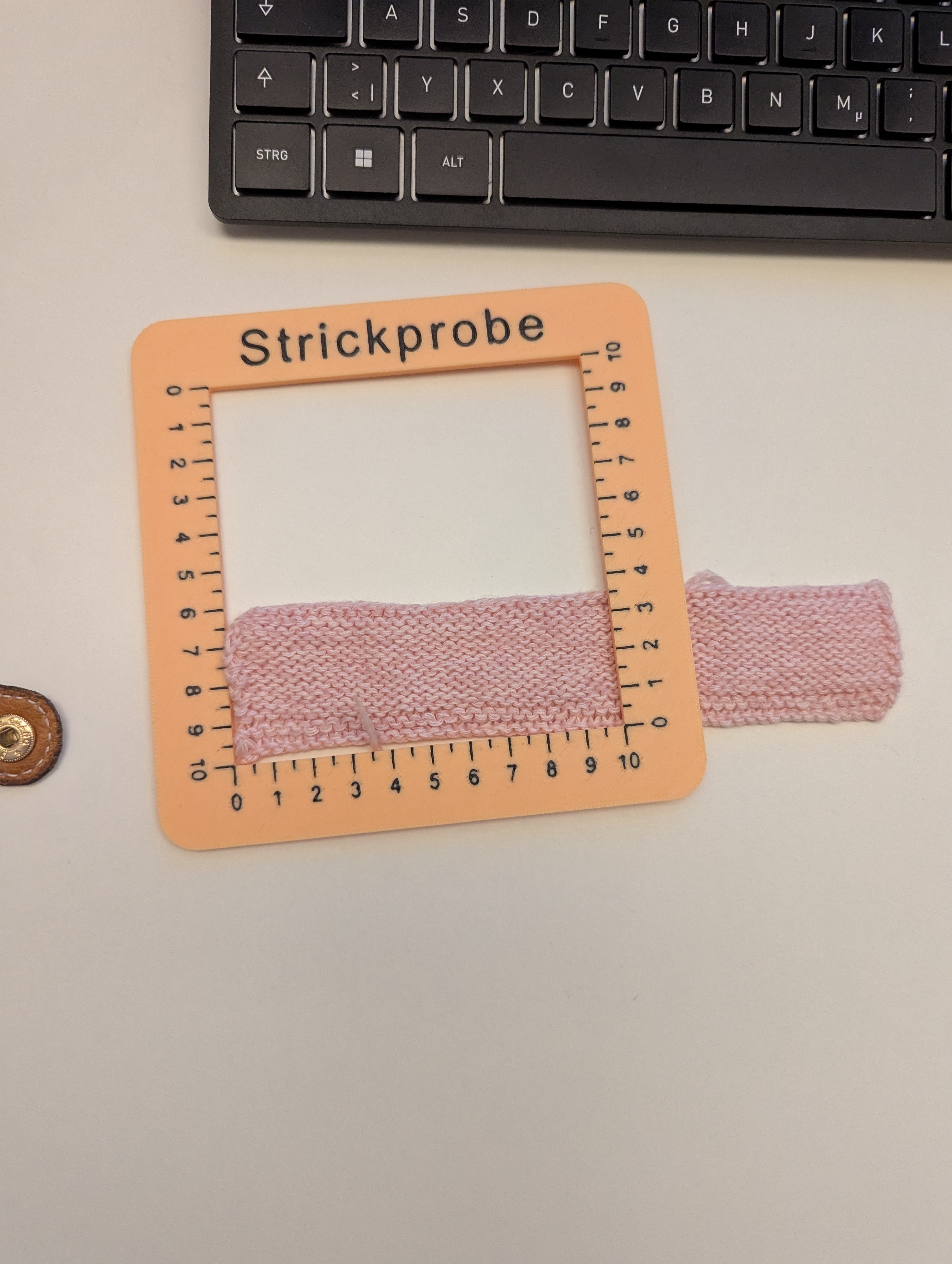 Strickprobe / Knitting sample — miniatura 3