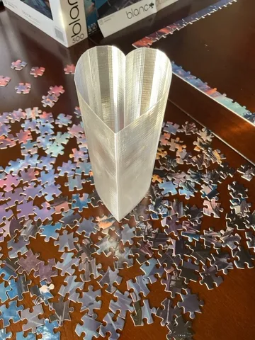 Large Heart Shaped Vase