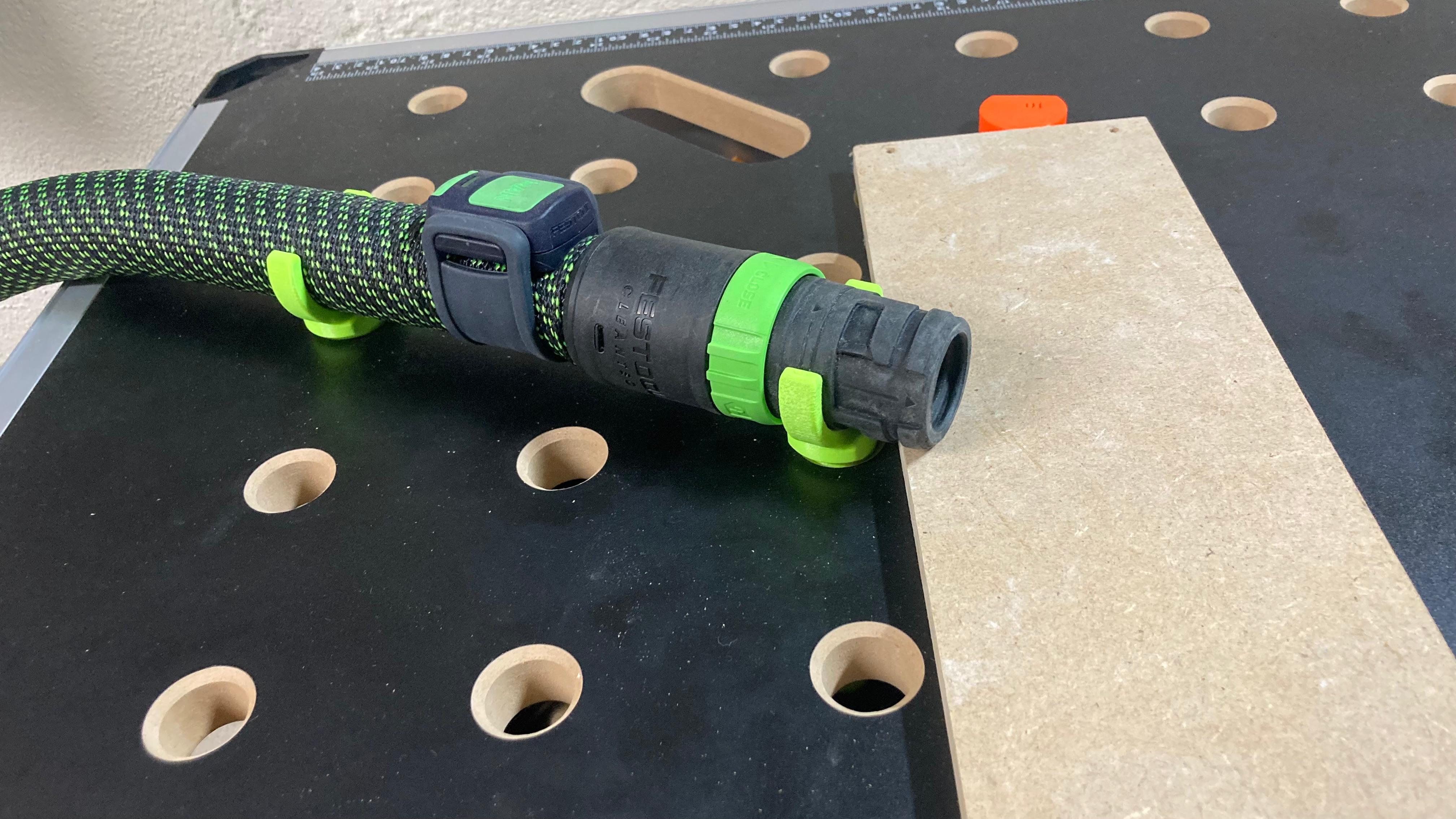 Simple holder Festool MFT vacuum cleaner for MDF workbench 20mm & 19mm (3/4") — miniatura 2
