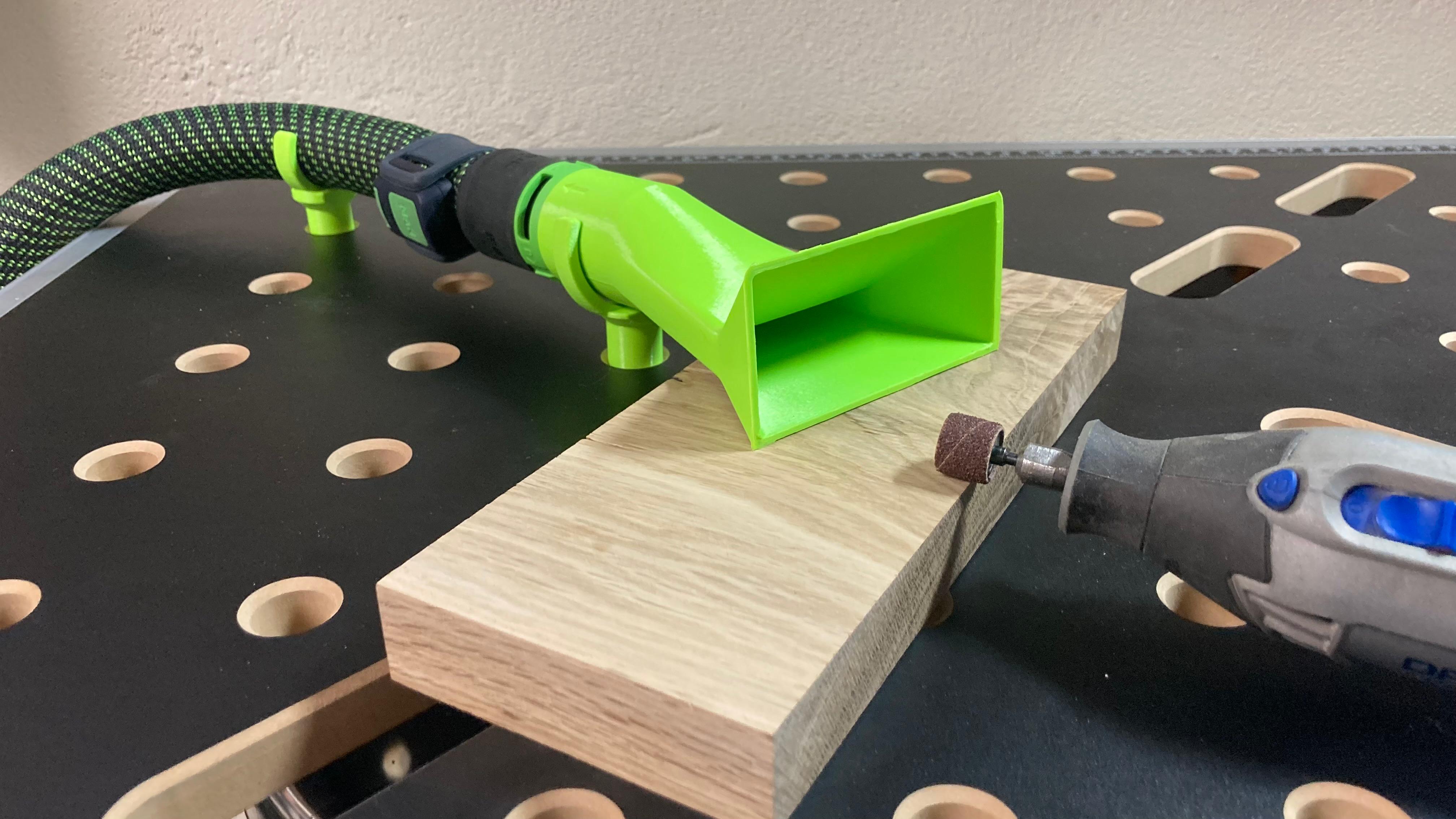 Simple holder Festool MFT vacuum cleaner for MDF workbench 20mm & 19mm (3/4") — miniatura 7