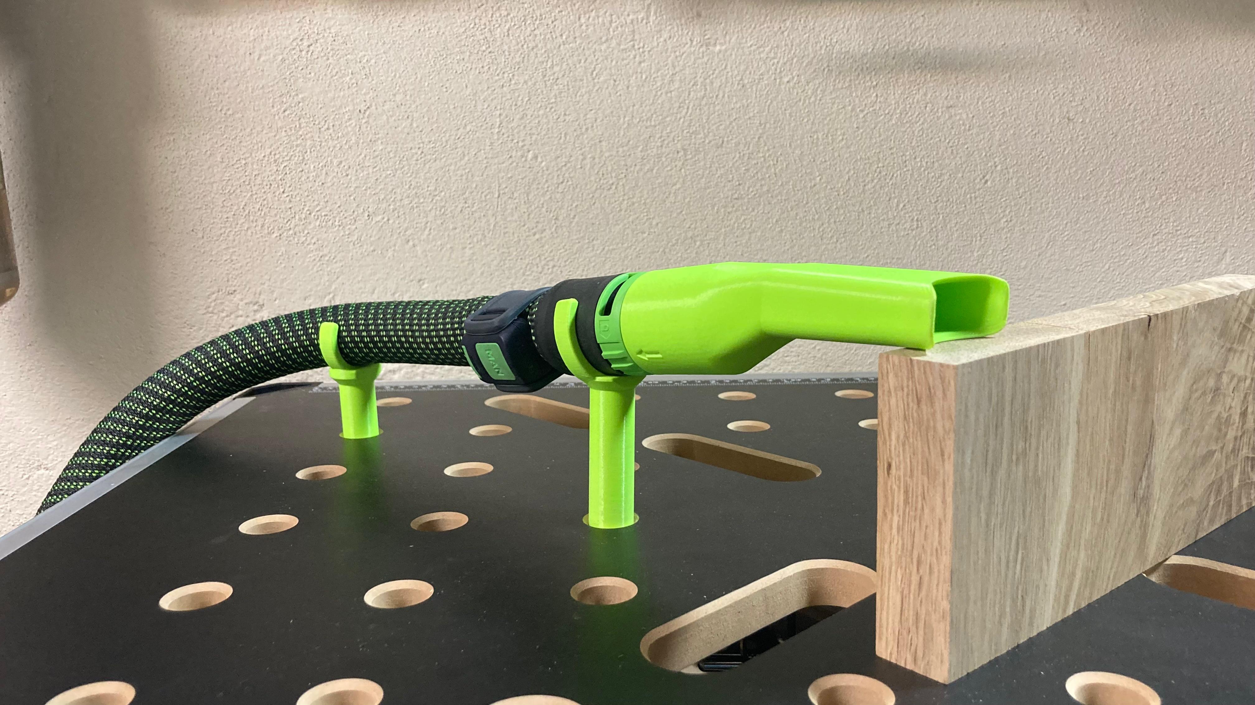 Simple holder Festool MFT vacuum cleaner for MDF workbench 20mm & 19mm (3/4") — miniatura 6