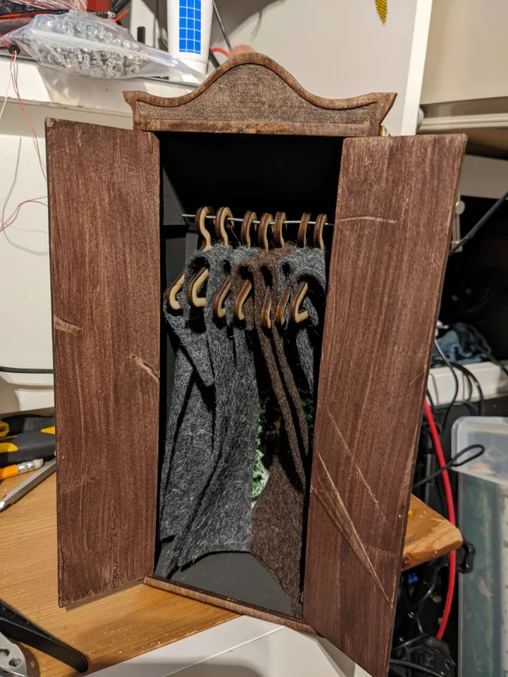 Narnia Wardrobe Book Nook - Laser cut and printed by Genesis | Download free STL model ...