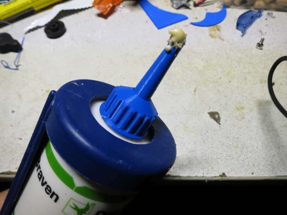 Silicone cartridge nozzle/cap