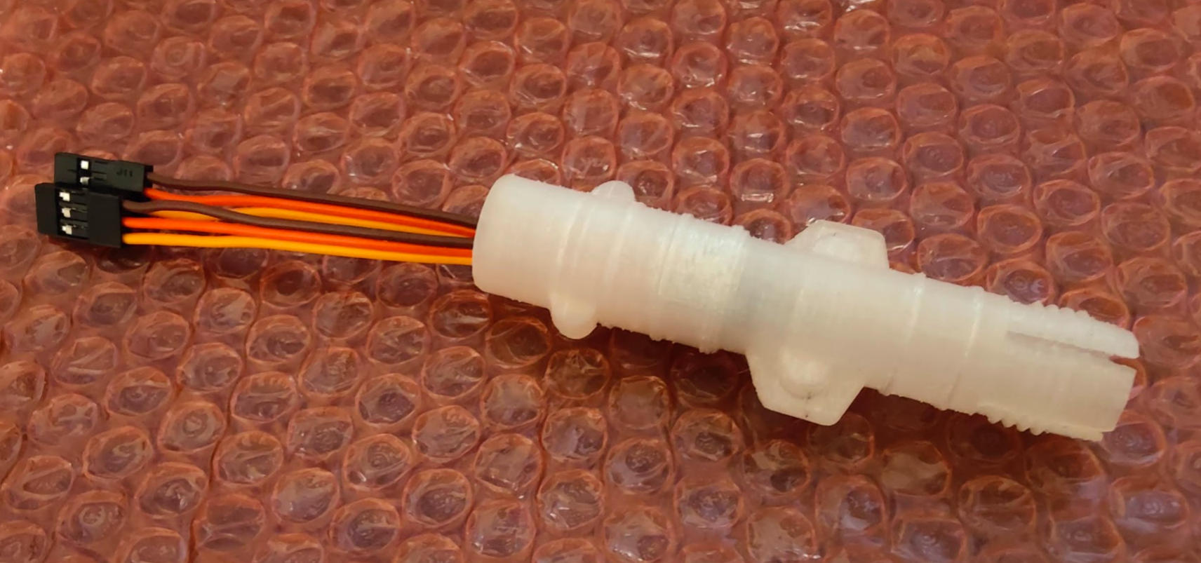 T1 Ranger tail boom connector with 2x servo connectors