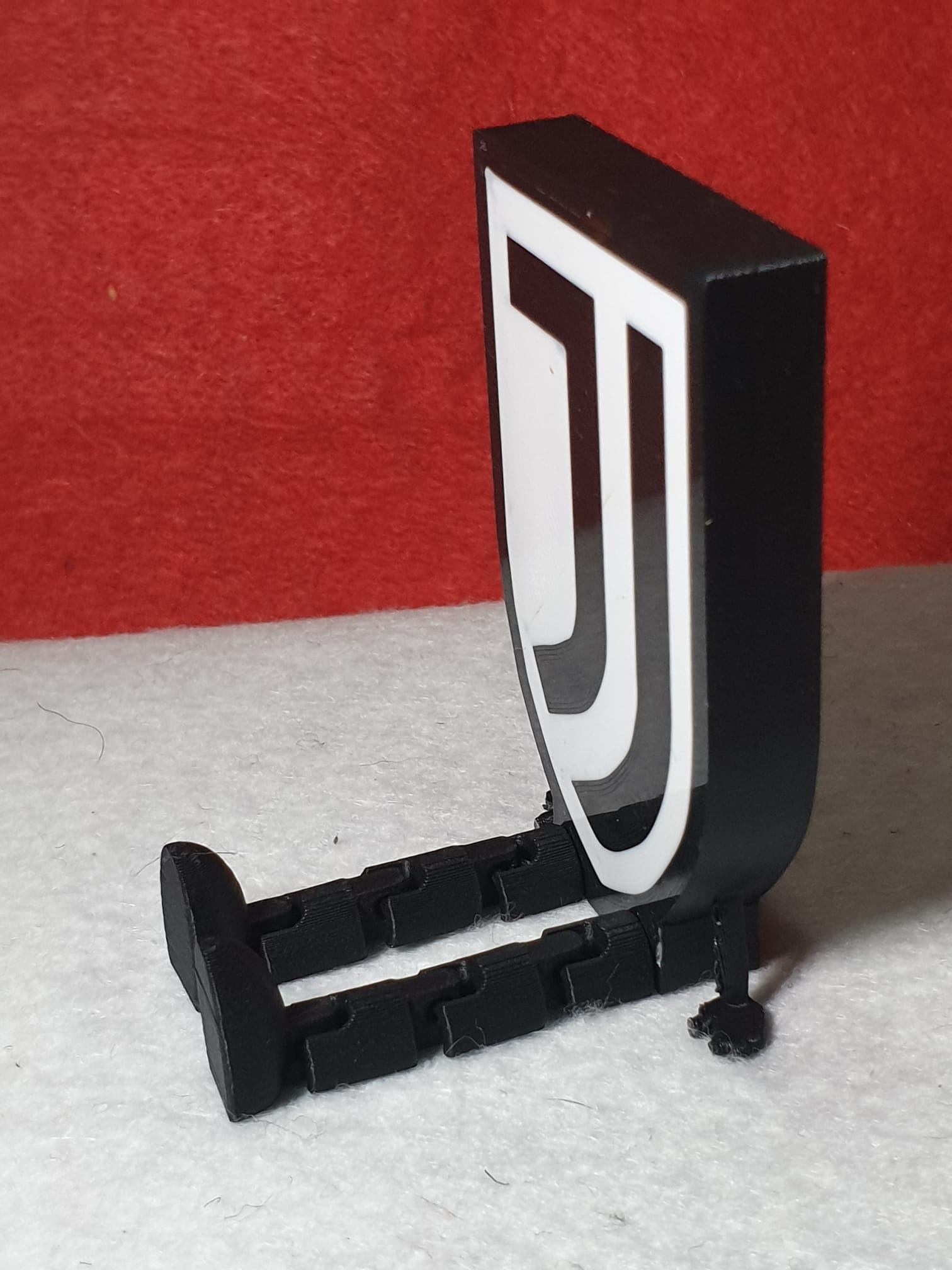 Juventus Fc Shield With Flexi Legs By Pipodv 3d 