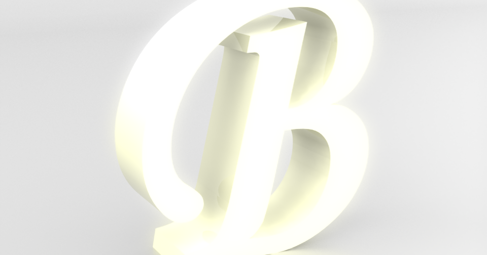 Decorative letters A-Z (Cursive), LED light by Tinkerer Designs ...