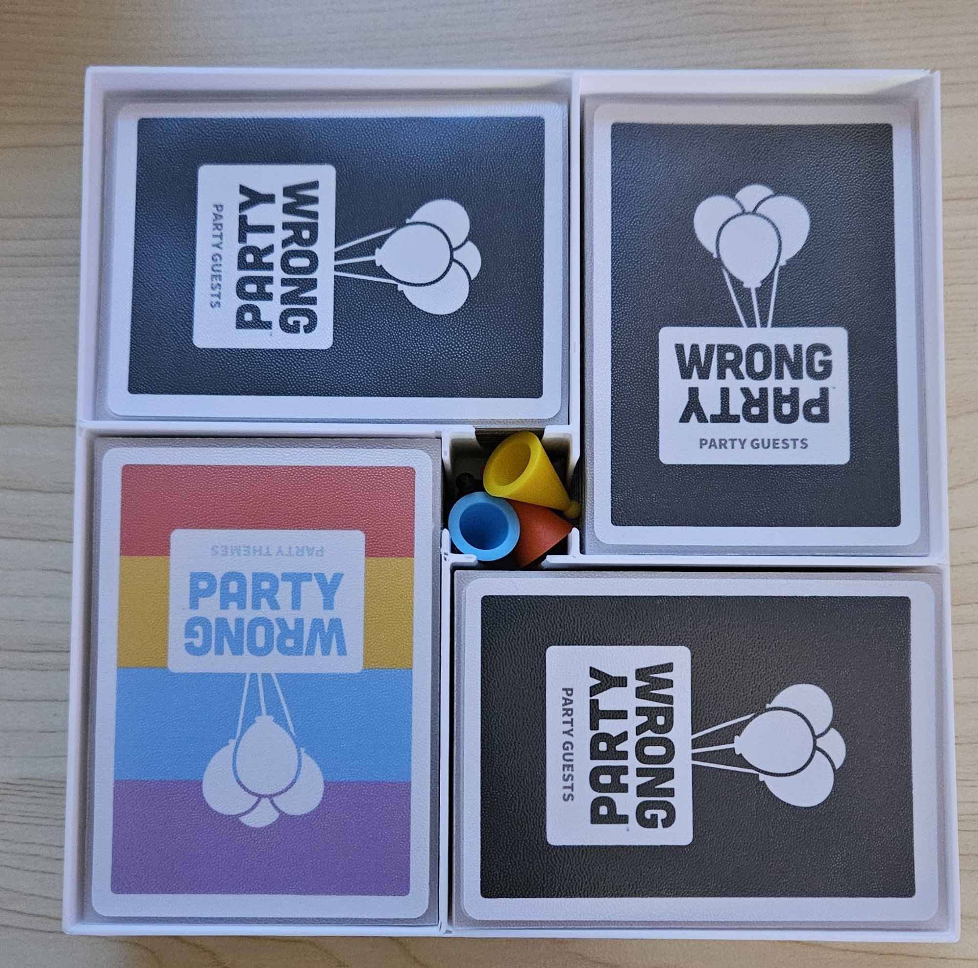 Wrong Party Sleeved Card Insert