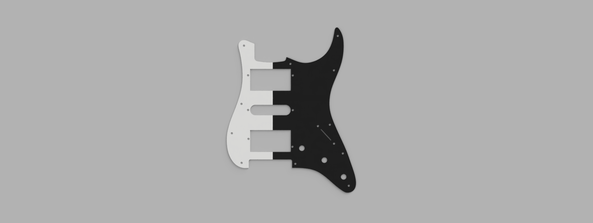 Fender Stratocaster Guitar Pickguard HSH