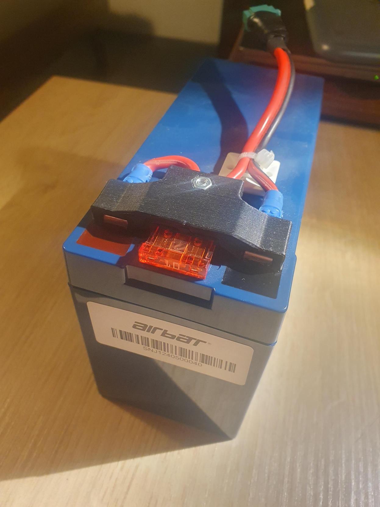 Fuse holder for LiFePo4 Avionics Battery