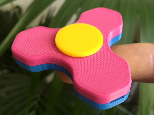 TRIFORCE MINI | colourful nutty fidget spinner