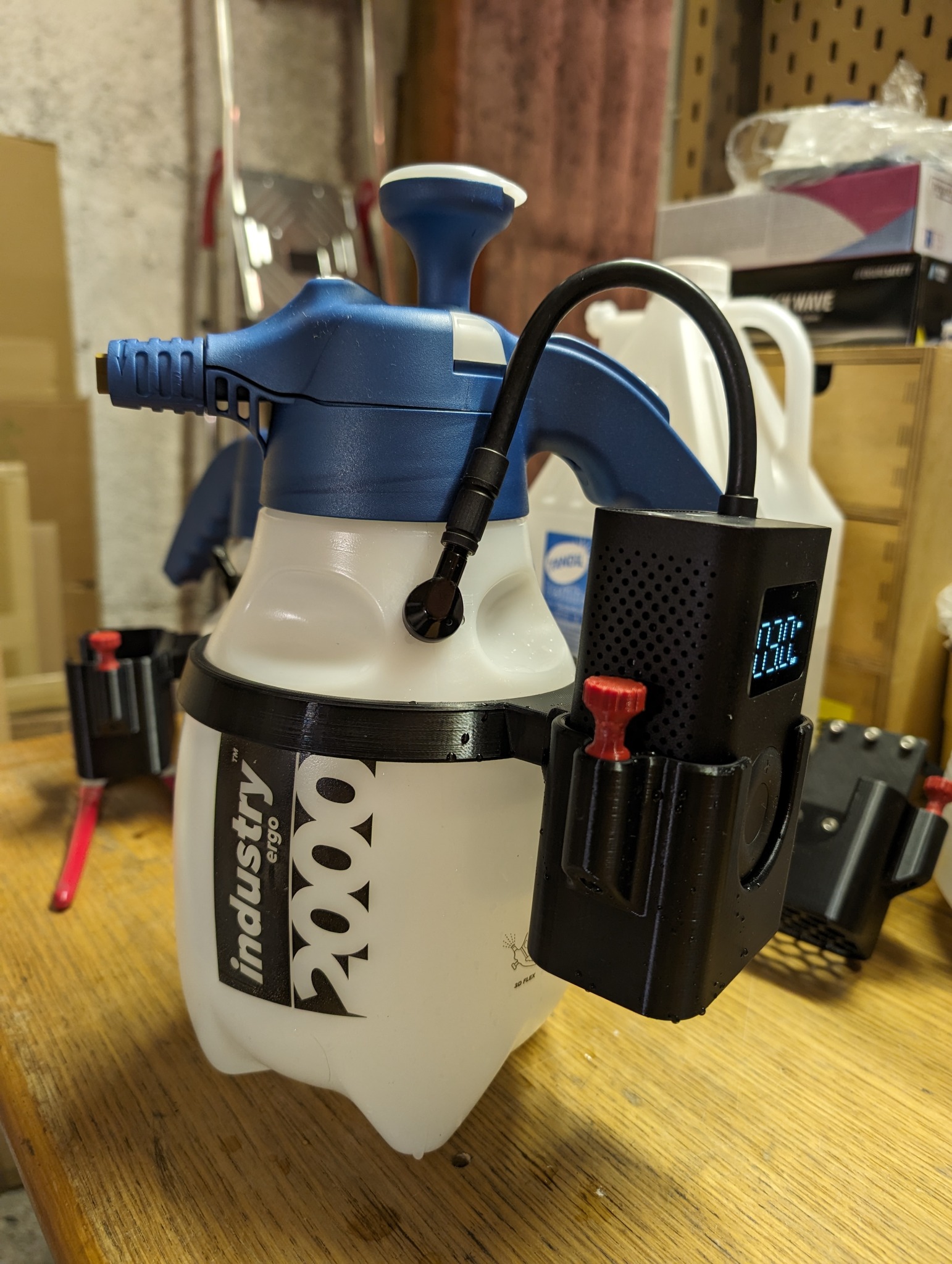 Marolex Ergo pumpsprayer electric airpump conversion Mijia 2