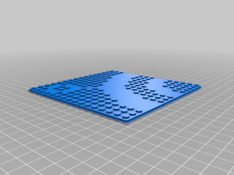 Miniatura 7 do modelo 3D Crop Circle Baseplates Interlocking Brick System Compatible