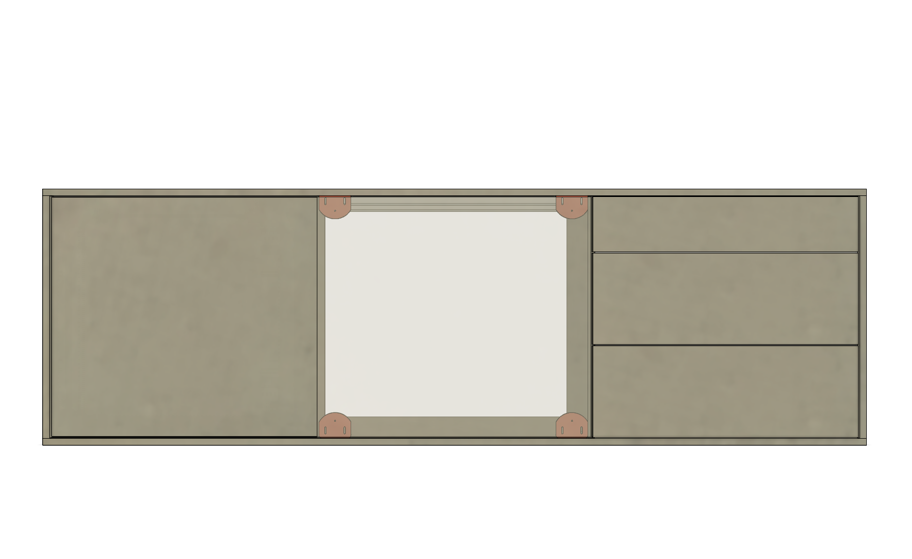 Cabinet Sliding Door Guide