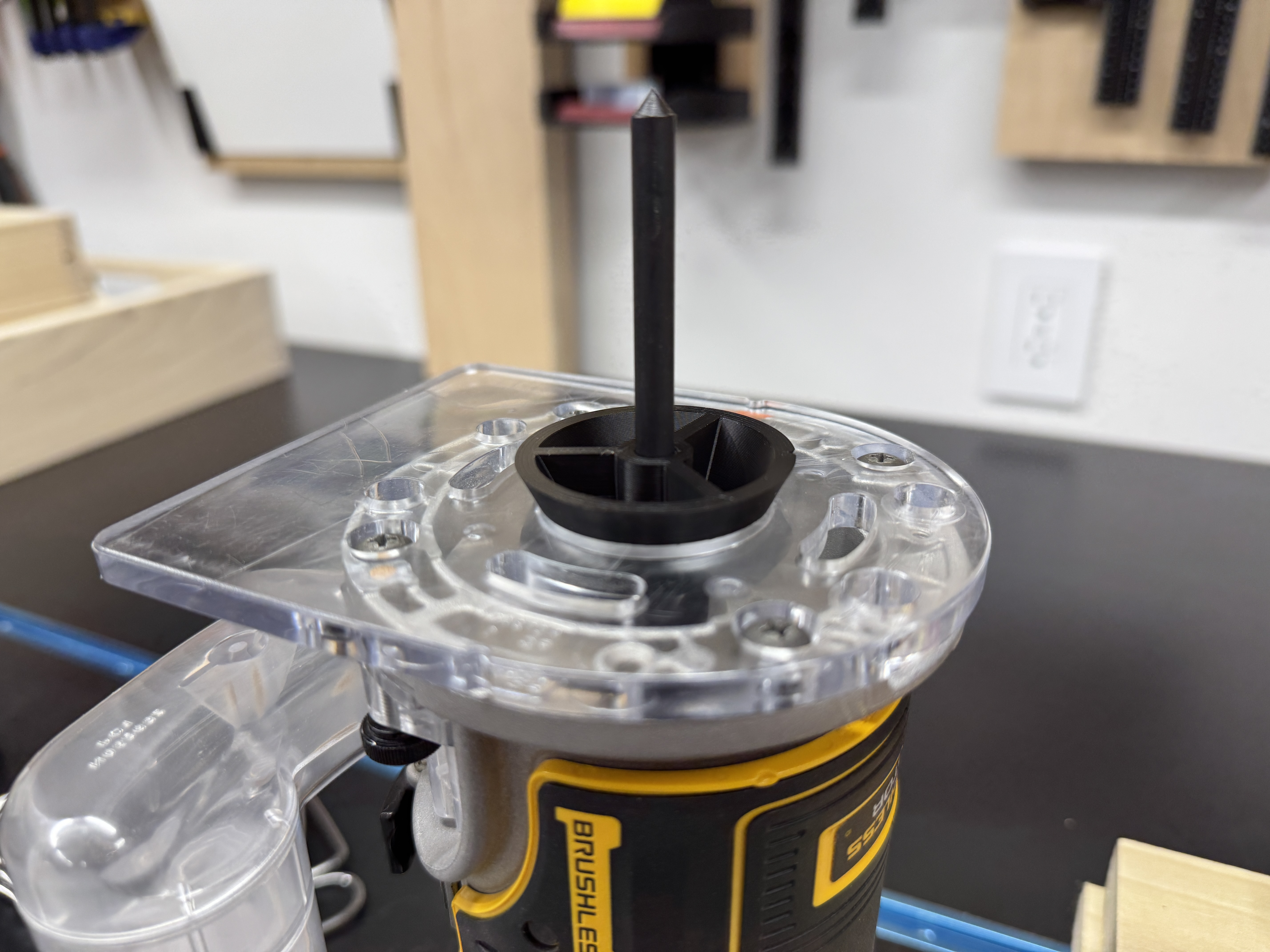 Palm Router Centering Cone Tool