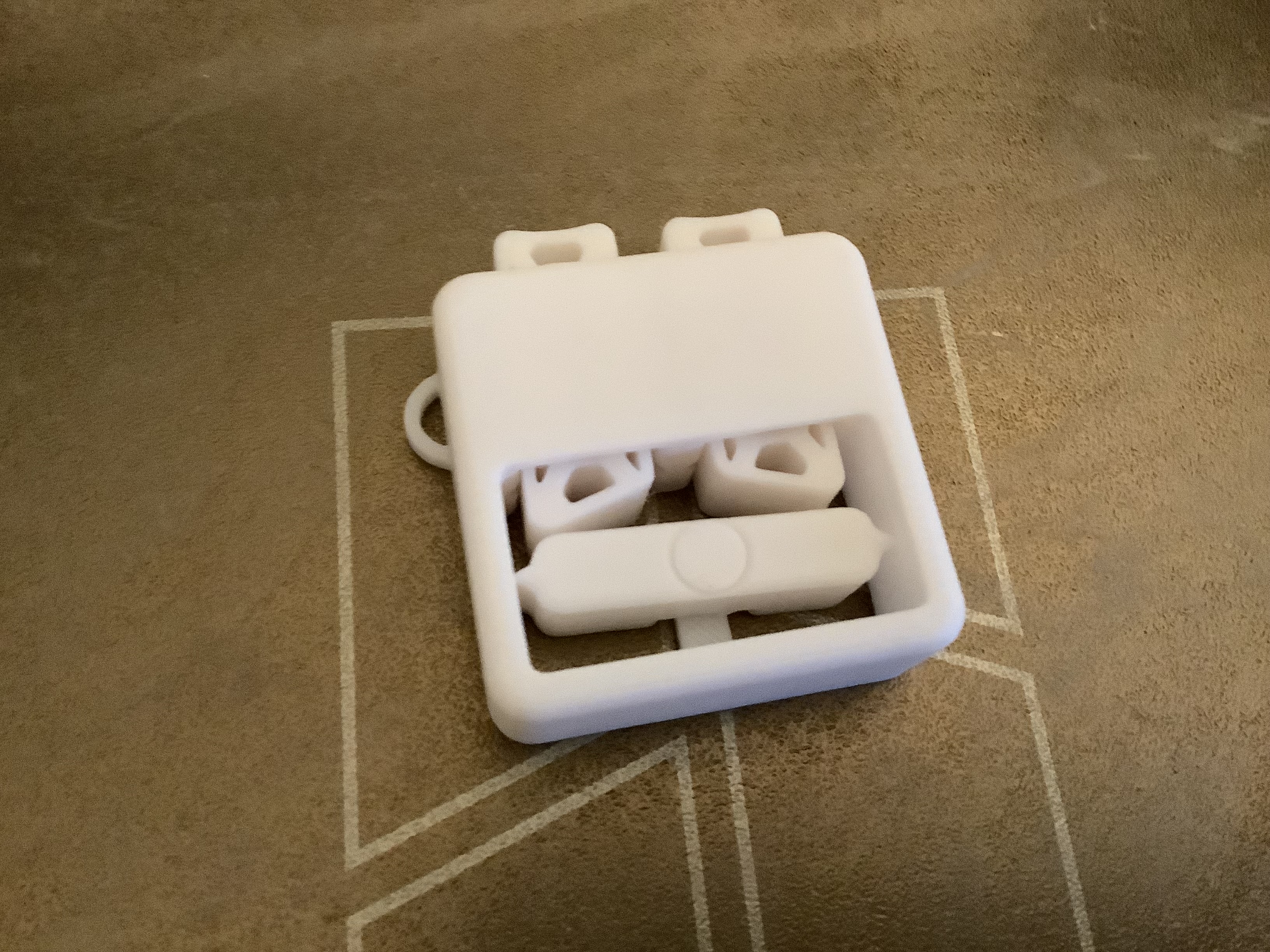 Keychain FlipFlop Buttons, No Text