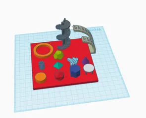 3d printer shape and overhand test