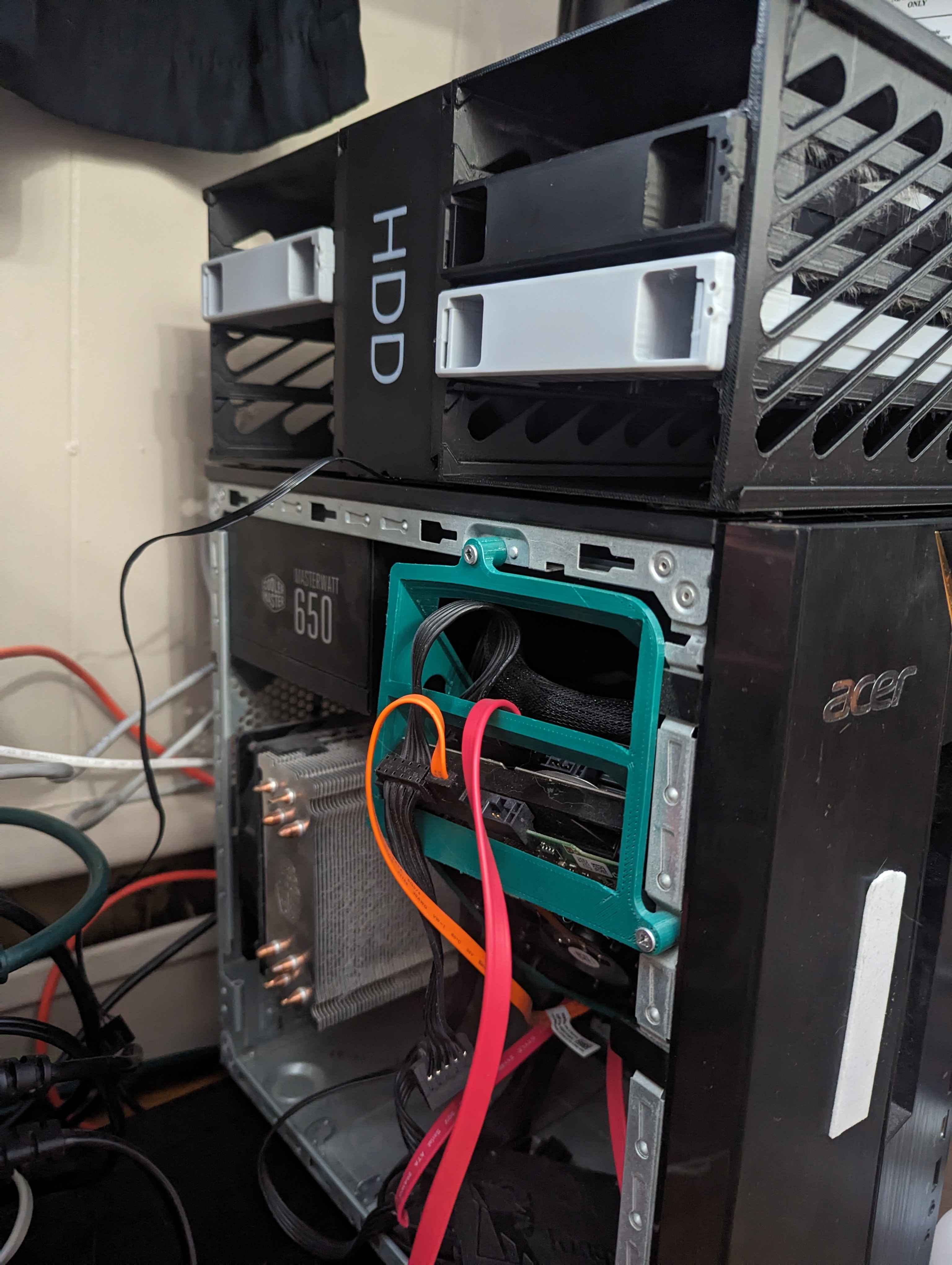 Tool-less 3.5" Hard Drive Caddy/Sled for Supermicro Server A1 mini modified
