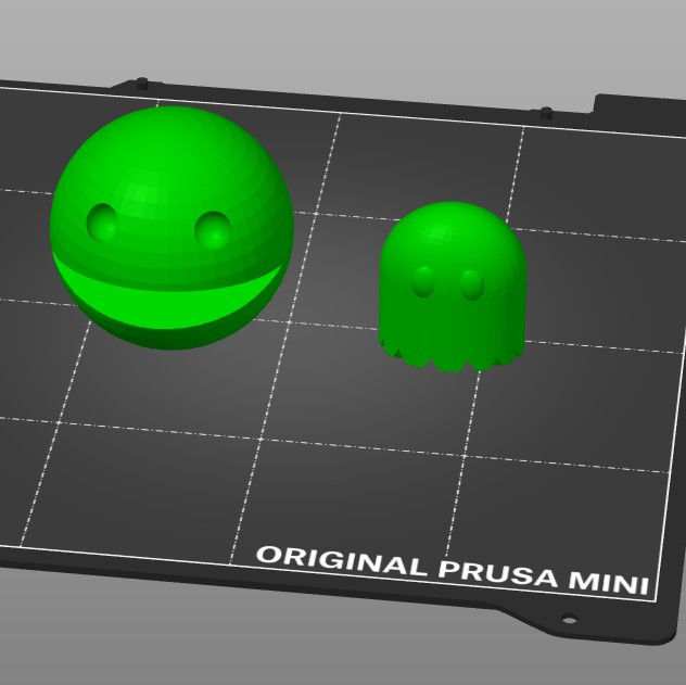 Pac man set (with ghost)