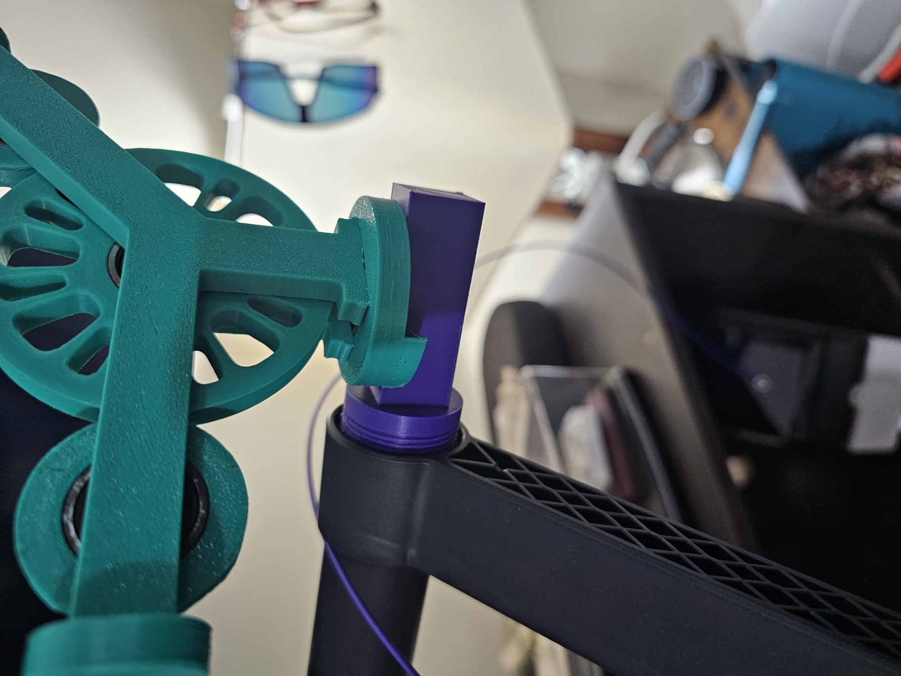 SPOOL ADAPTER FOR - Neptune 3 and 4 Swiveling Filament Guide