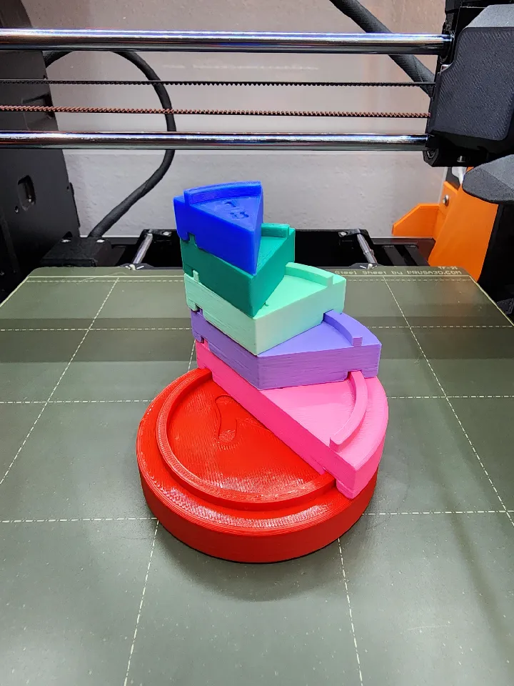 Fraction Tower by Kuehn | Download free STL model | Printables.com