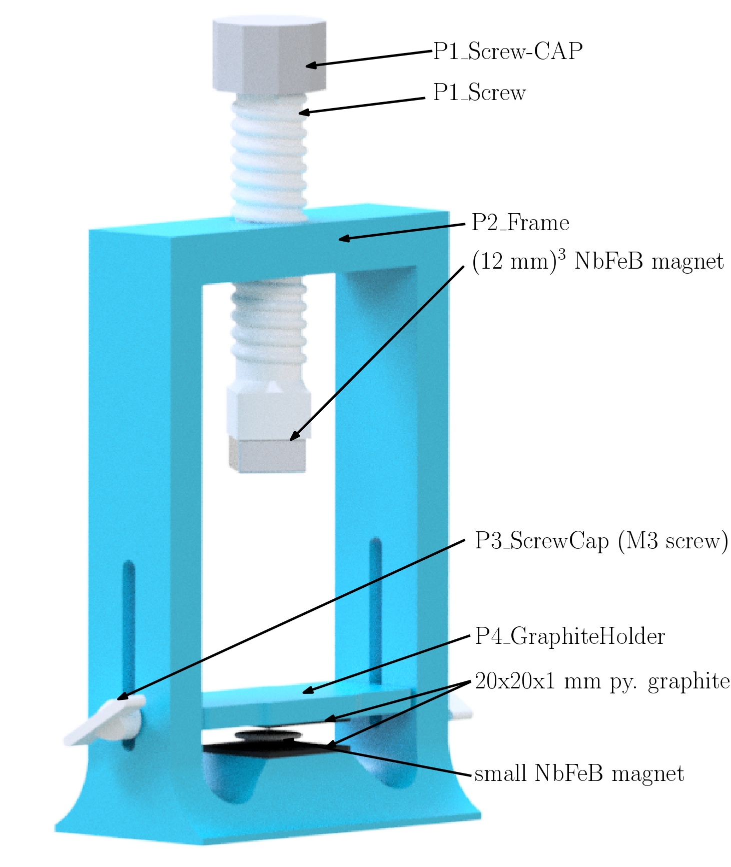 Miniatura 3 do modelo 3D Magnetic levitator