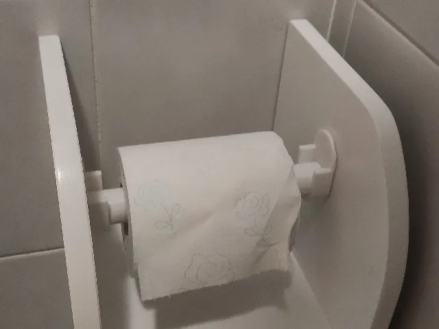 Upgrade for toilet paper roll holder cabinet