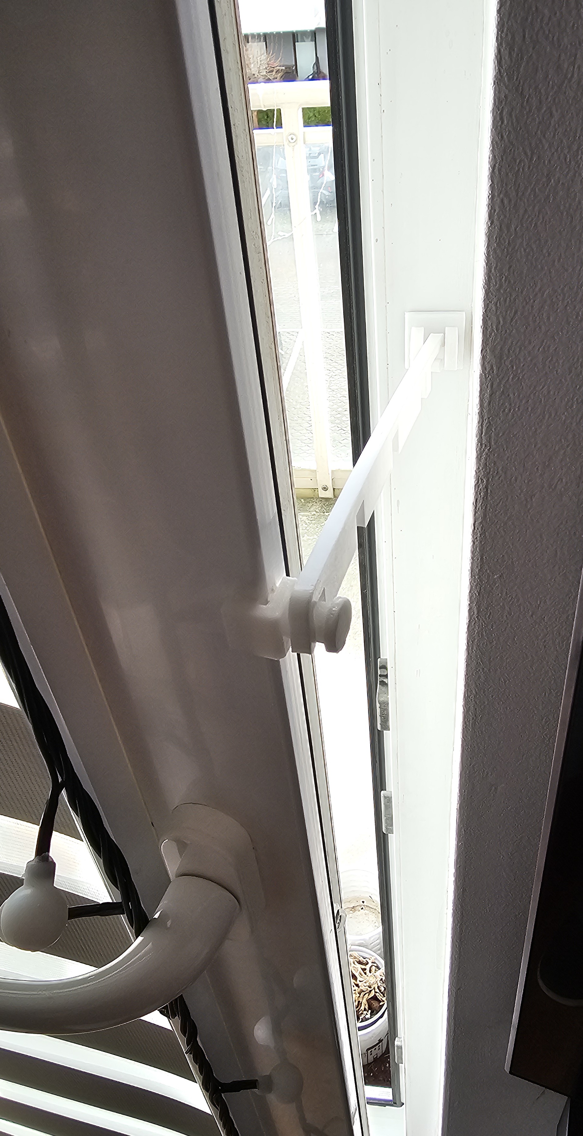 Balcony window lock