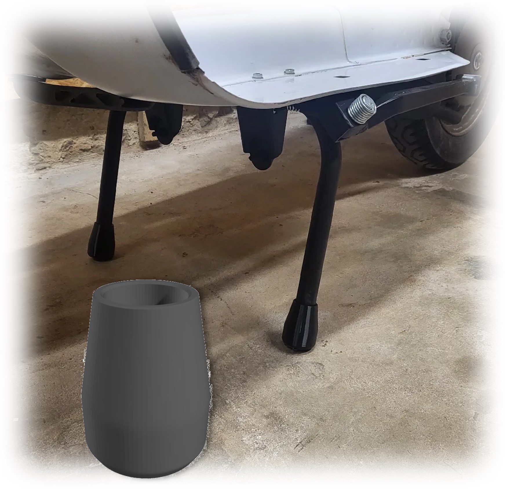 Vespa PK50 XL Fuss Hauptstaender - TPU