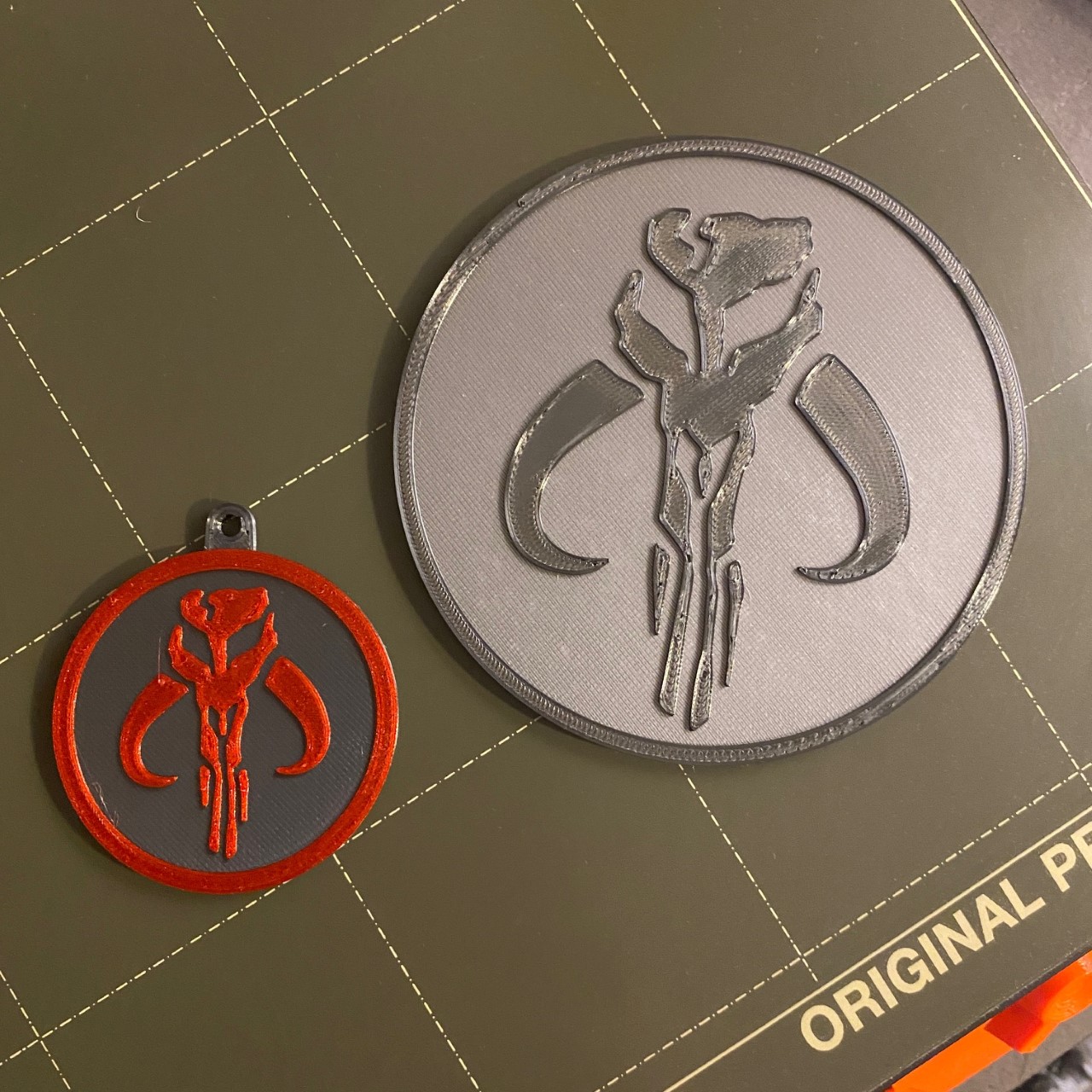 Mandalorian Keychain & Coaster