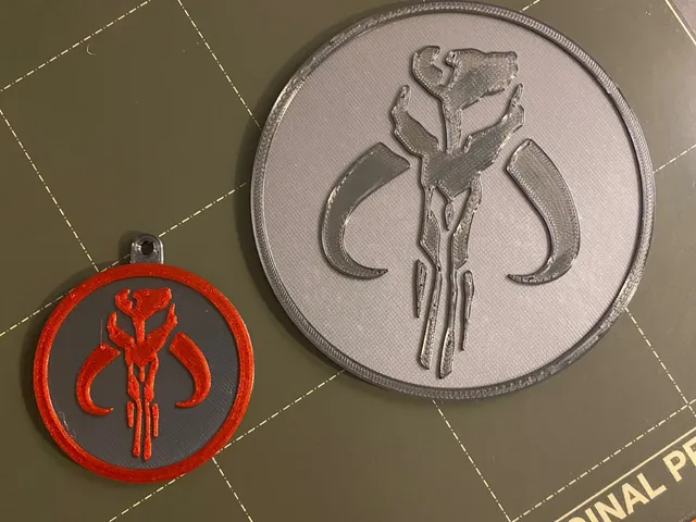 Mandalorian Keychain & Coaster
